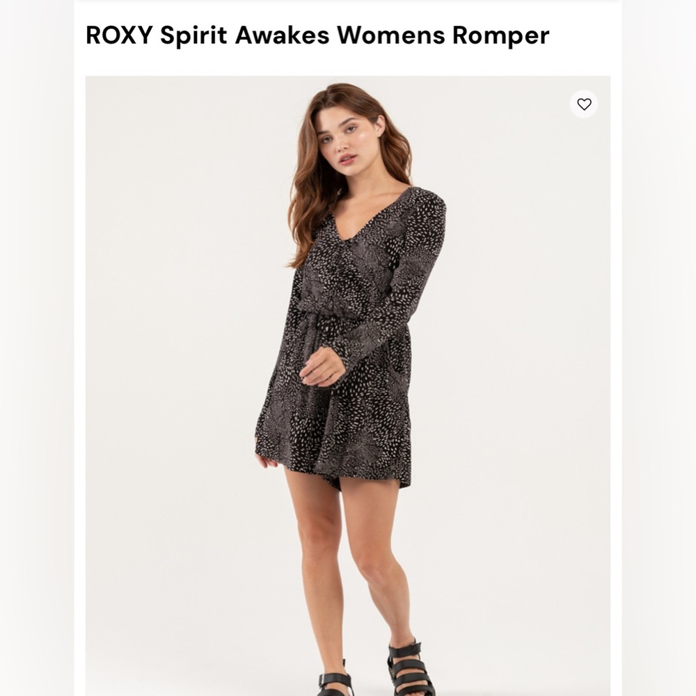 NWT ROXY Spirit Awakes Womens Romper Size Small